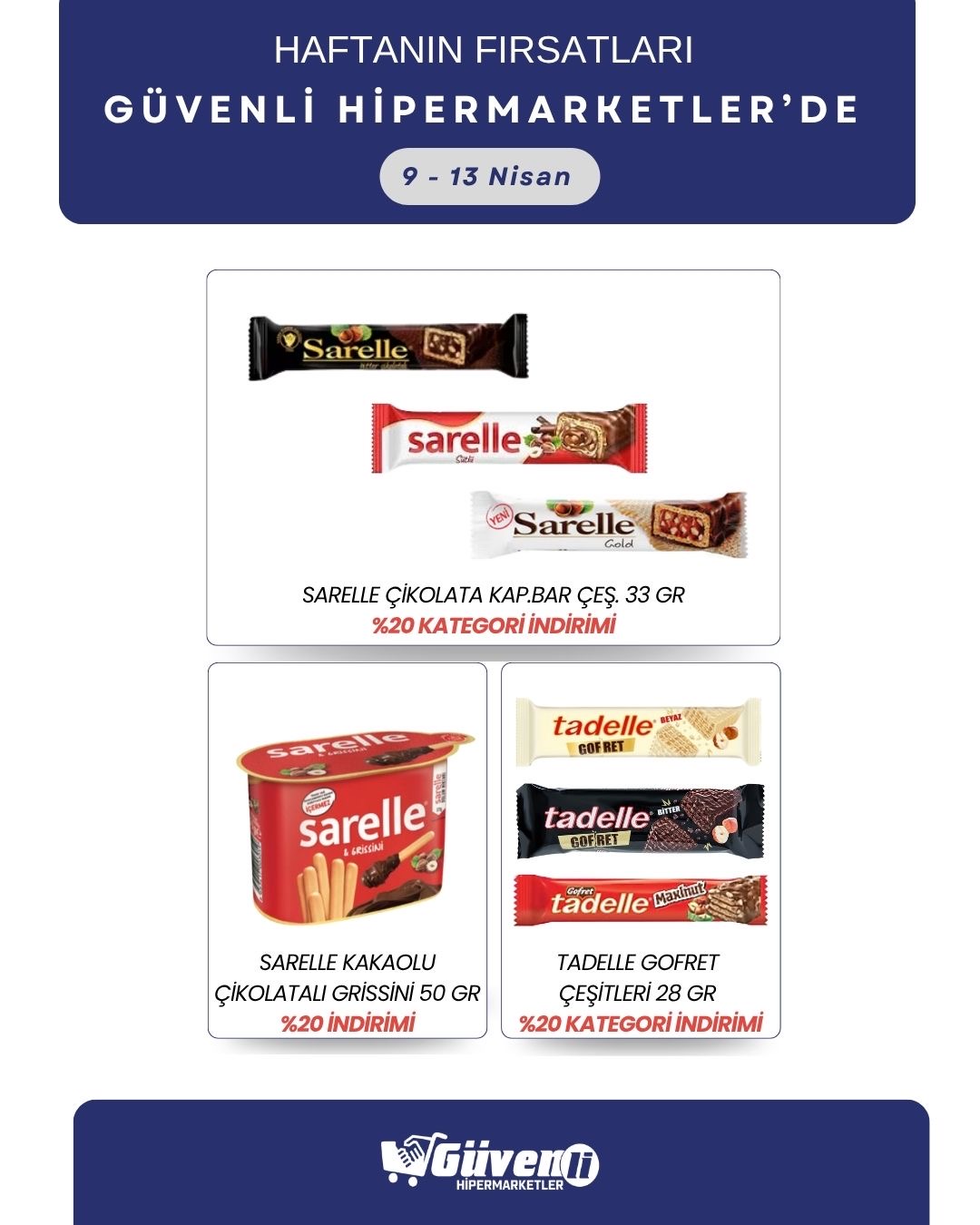 Bol çeşit uygun fiyata Güvenli Hipermarketler’de🛒