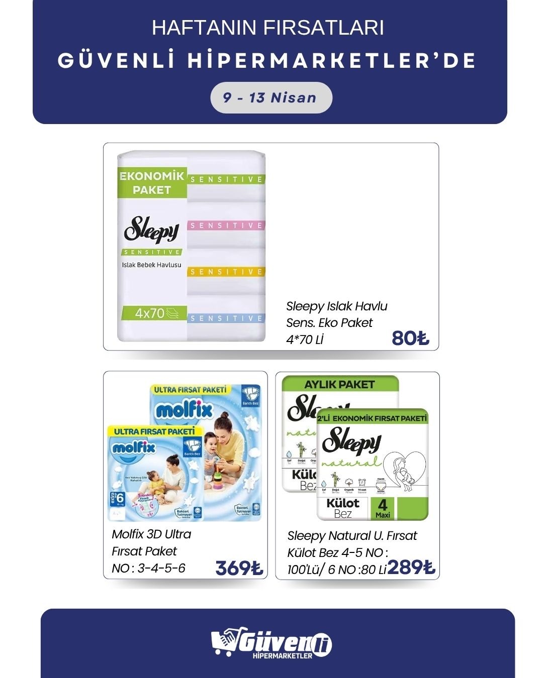 Bol çeşit uygun fiyata Güvenli Hipermarketler’de🛒